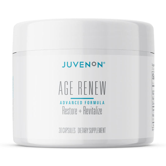 Juvenon AgeRenew Beta Glucan Anti Aging Immunity Support Supplement, Beta Glucan with Zinc Quercetin for Immune Defense Boost JuvenonBuy Supplements Australia