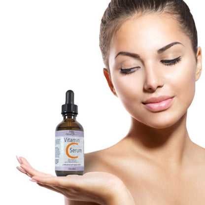 DOUBLE SIZED (2 oz) PURE VITAMIN C SERUM FOR FACE With Hyaluronic Acid - Anti Wrinkle, Anti Aging, Dark Circles, Age Spots, Vitamin C, Pore Cleanser