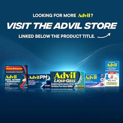 Advil Ibuprofen Coated Caplets Pain Reliever and Fever Reducer 200 Milligram 24Ct AdvilBuy Supplements Australia