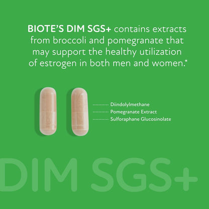 Biote Nutraceuticals - DIM SGS + Detox (60 Capsules)
