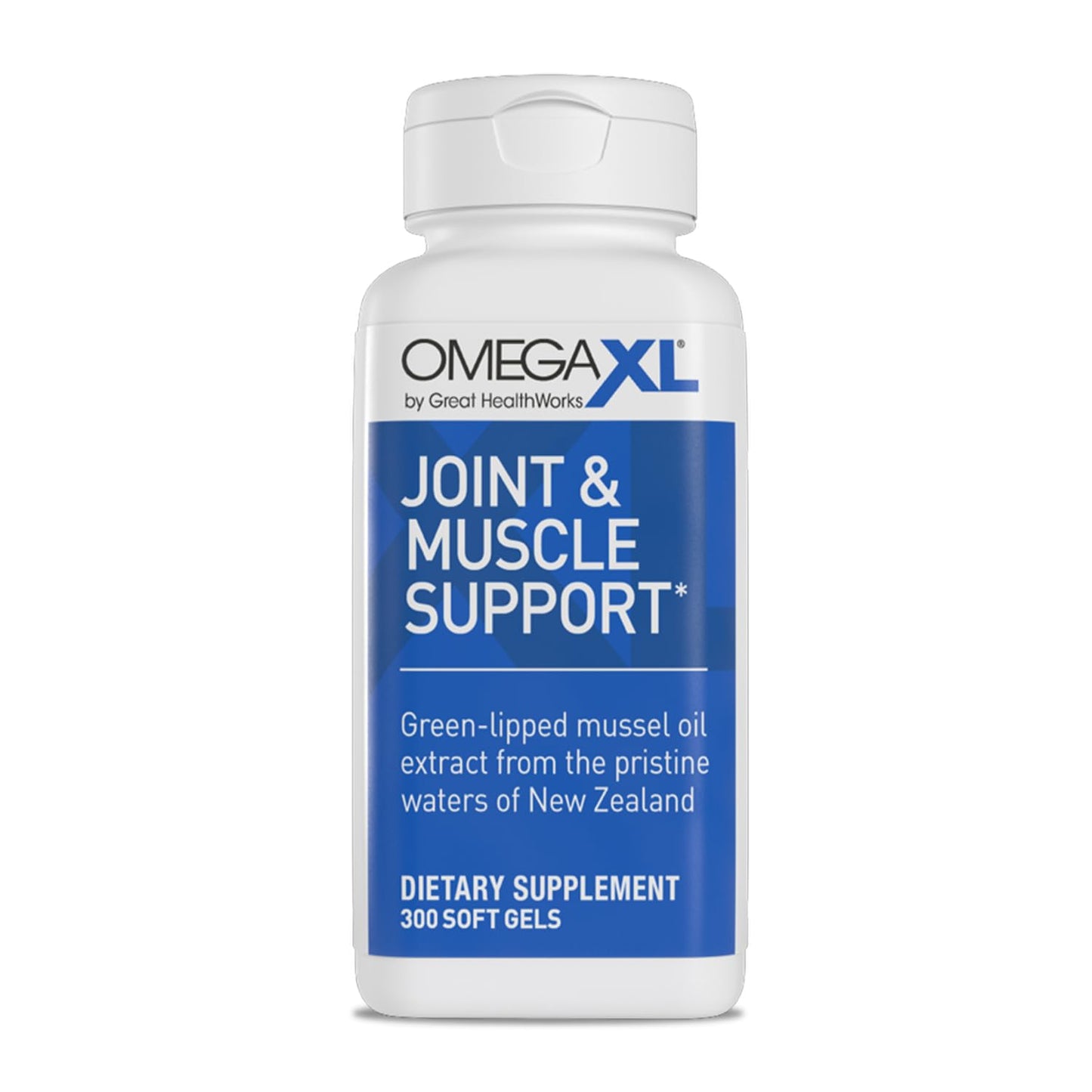 OmegaXL Joint Support Supplement - Natural Muscle Support, Green Lipped Mussel Oil, Soft Gel Pills, Drug-Free, 300 Count OmegaXLBuy Supplements Australia