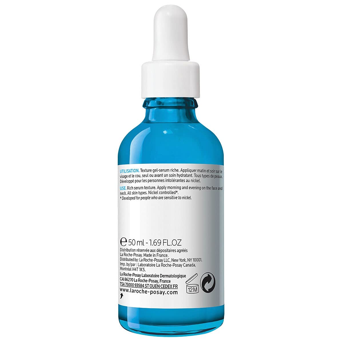 La Roche-Posay Hyalu B5 Pure Hyaluronic Acid Serum for Face, with Vitamin B5, Anti-Aging Serum for Fine Lines and Wrinkles,