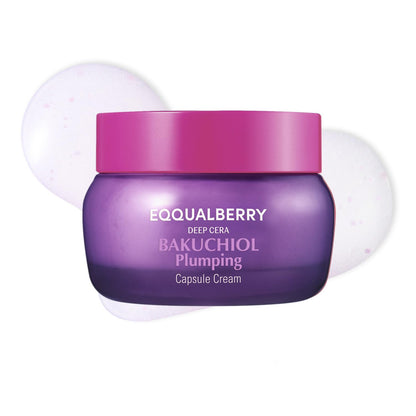 Bakuchiol Serum & Cream Duo – Serum & Capsule Cream Set for Firming, Smoothing & Hydrating | Gentle Retinol Alternative for Radiant, Resilient Skin