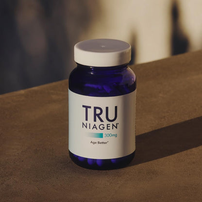 TRU NIAGEN Patented NAD Supplement for Brain Function, Anti Aging & Cell Regeneration, 300mg Niagen, 30 Servings | Supports Cellular Energy, Muscle