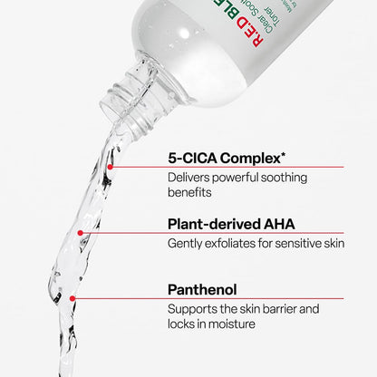 Dr. G R.E.D. Blemish Clear Soothing Toner - Korean Soothing Toner for Glowing Skin - Soothes Irritation Clear Skin - Mild Exfoliant