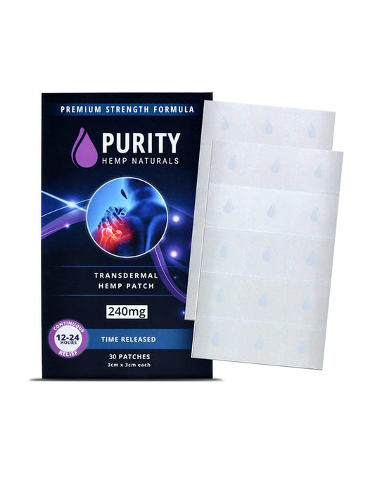 Purity Hemp Naturals Body Discomfort Patch 240 mg - 30 ct (8 mg ea.) Lasts 24 Hours. Sweat & Water Resistant. Convenient & Discreet. For Use On Any Part Of The Body. Plant-Based Extended-Release Patch Purity Hemp NaturalsBuy Supplements Australia