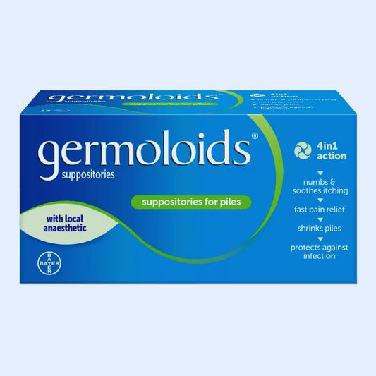 Germoloids Suppositories x 12 GermoloidsBuy Supplements Australia