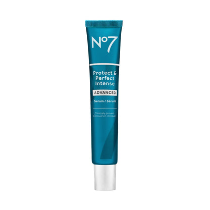 No7 Protect & Perfect Intense Advanced Serum - Anti-Aging Face Serum that Visibly Smoothes & Firms Fine Lines and Wrinkles - Formulated with Hyaluronic Acid