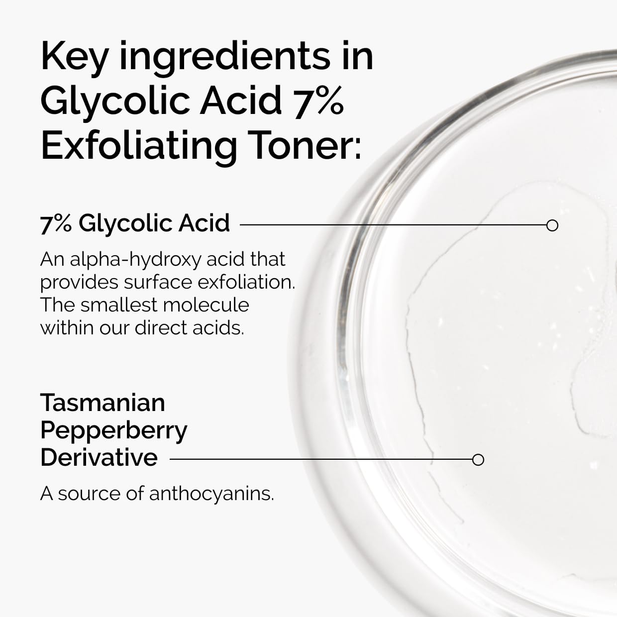 The Ordinary Glycolic Acid 7% Exfoliating Toner, Brightening and Smoothing Daily Toner for More Even-Looking Skin Tone, 3.4 Fl Oz (Pack of 2)