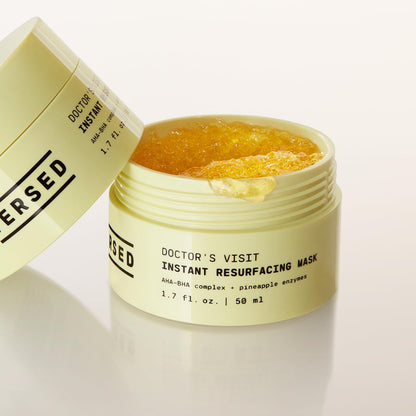 Versed Doctor’s Visit Instant Resurfacing Face Mask - AHA, BHA and Enzyme Exfoliating Mask Helps Reduce Hyperpigmentation - Smooth and Moisturize