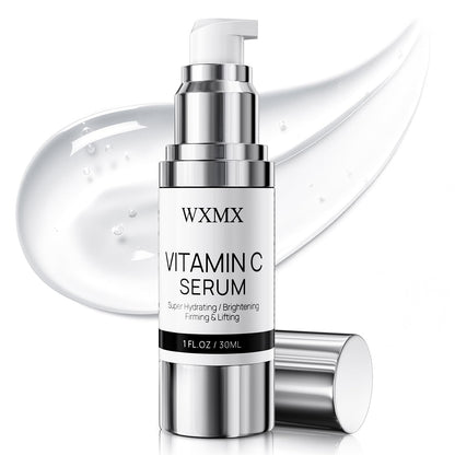 Super Vitamin C Serum for Face: All-in-One Hydrating Anti-Aging Formula by Vitamin C, Hyaluronic Acid, Caffeine-Firming, Lifting, Targets Dark Spots,