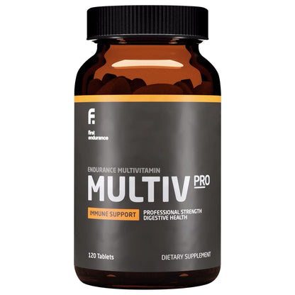 FIRST ENDURANCE MULTIV-PRO - Professional Grade Daily Multivitamin for Men and Women, Immune Support Vitamin Supplement for Energy, Sleep, Digestive Health,