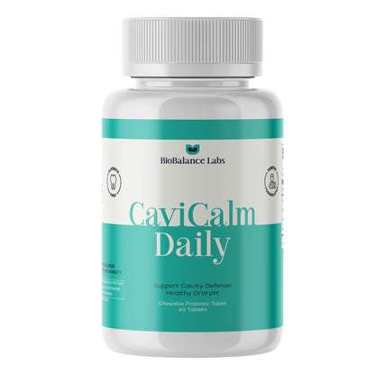 Cavity Protection Chewable Tablet - for Healthy Teeth & Gums - Fresh Breath - Nano Hydroxyapatite - Xylitol - Oral Probiotic Supplement