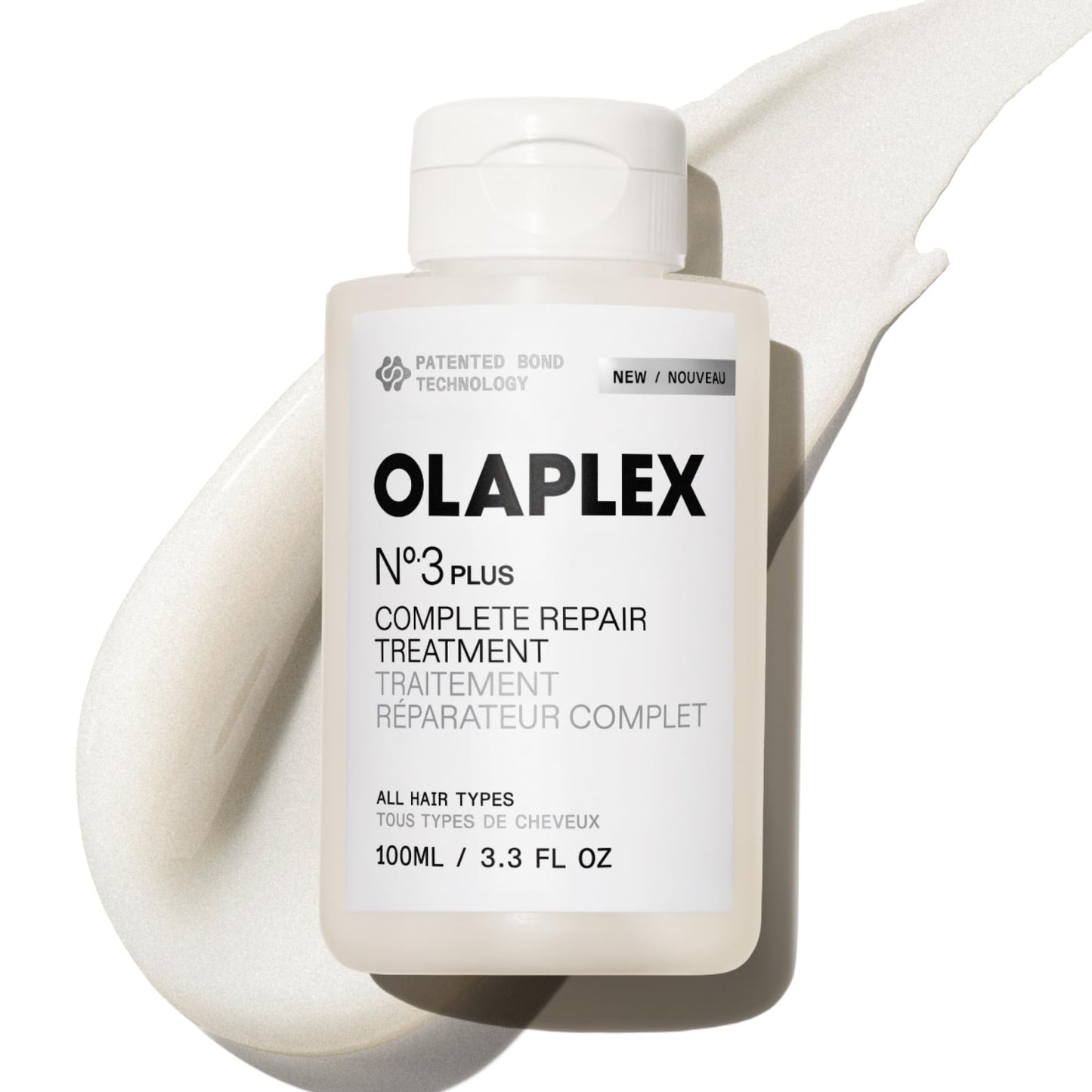 Olaplex N°.3PLUS Complete Repair Treatment: 3-minute Pre-shampoo Treatment to Immediately Repair Hair Damage for Softer, Stronger Hair | For Coily