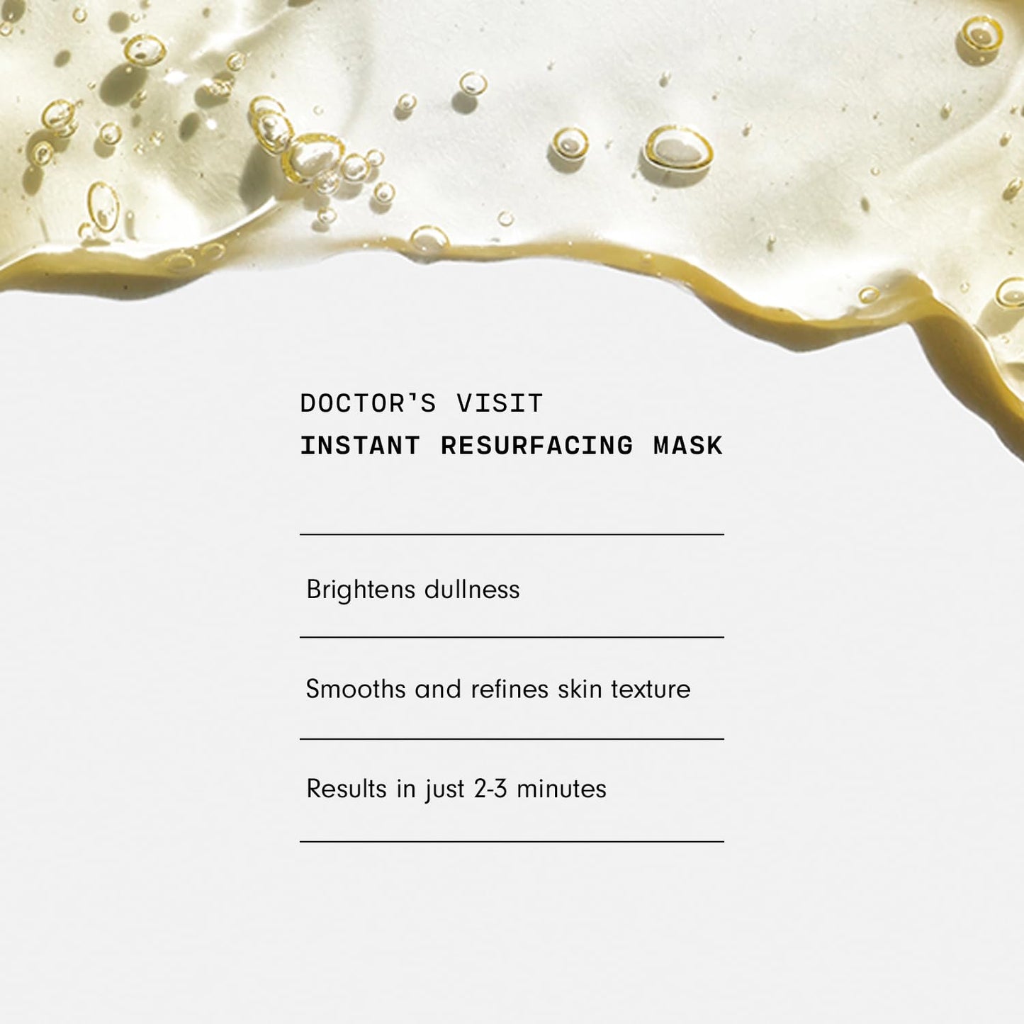 Versed Doctor’s Visit Instant Resurfacing Face Mask - AHA, BHA and Enzyme Exfoliating Mask Helps Reduce Hyperpigmentation - Smooth and Moisturize