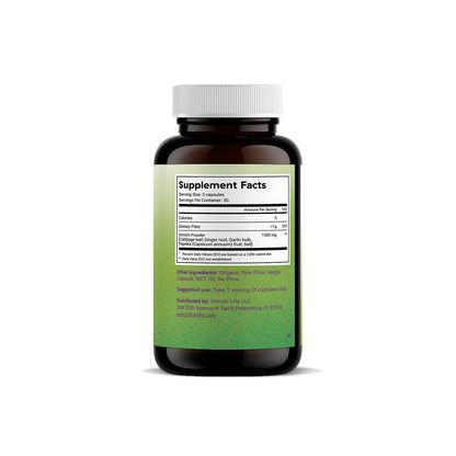 Kimchi Life – Daily Capsules of Premium Fermented Kimchi - Vegan & Natural Nutritional Supplement - Probiotics for Gut Health & Immune Support