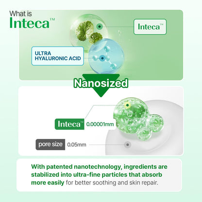 MAKE P:REM INTECA Soothing Cream, Quick Calming Facial Cream with Advanced CICA for All Skin Types, Oily Skin, EVE VEGAN,