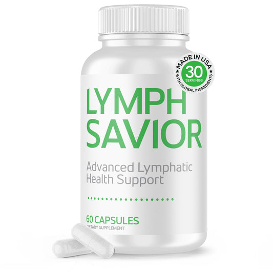 Lymph Savior - Plant-Based Lymphatic Support Supplement with Red Clover, Horse Chestnut & Burdock Root for Fluid Balance & Daily Wellness - Non-GMO, Made in USA - 30-Day Supply, 1 Bottle Lymph Savior buy supplements Au
