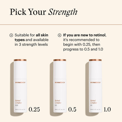 SkinMedica Retinol Serum 1.0 Complex - Serum for Face, Age-Defying Advanced Retinol Cream That Renews Skin and Diminishes