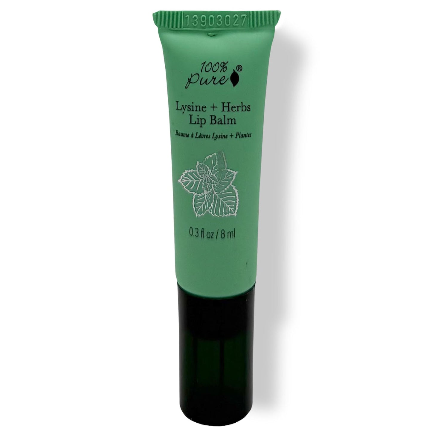 100% PURE Lysine + Herbs Healing Lip Balm Natural Soothing Nourishment for Sore, Cracked, Chapped