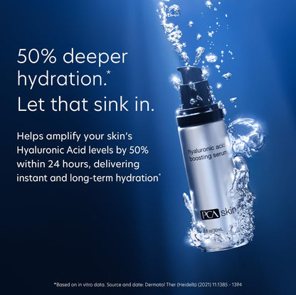PCA SKIN Hyaluronic Acid Boosting Face Serum, Hyaluronic Acid Serum for Face Made with Niacinamide and Ceramides, Helps Reduce Fine Lines and Wrinkles