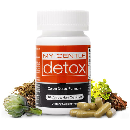 Herbal Nitro My Gentle Detox Cleanse for Women & Men - Poop Pills for Constipation Relief - Overnight Colon Cleanse Natural