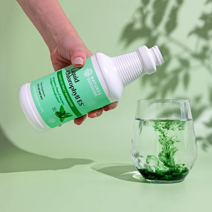 Nature's Sunshine Liquid Chlorophyll Extra Strength - Immunity Support, Detox & Cleanse, Chlorophyll Liquid Drops with Spearmint Oil,