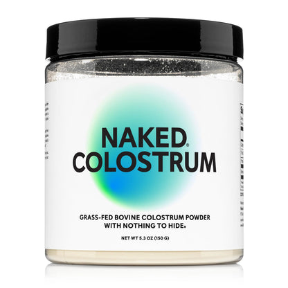 NAKED Colostrum Powder – 100% Grass-Fed Bovine Colostrum Supplement from US Farms | Tested at 20%+ IgG | Gut Health, Immunit