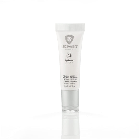 Leovard Lip Luster Hyaluronic Acid Lip Balm Hydrating Lip Serum - Organic Natural Lip Hydrating Treatment, Moisturizing Lip Serum