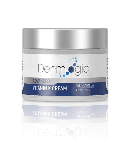 Vitamin K Cream- Moisturizing Bruise Healing Formula. Dark Spot Corrector for Bruising, Spider Veins & Broken Capillaries. Reduces Under Eye Dark Circles,