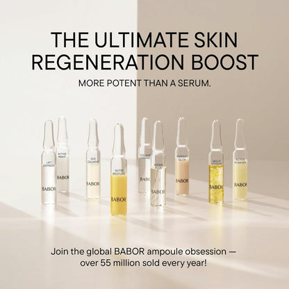 BABOR Hydra Plus Ampoule Concentrate, Moisturizing Skincare Capsule, Hyaluronic Acid Serum, Deeply Nourish to Plump and Smooth Skin,