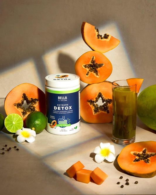 Bella All Natural Extreme Detox Powder Papaya