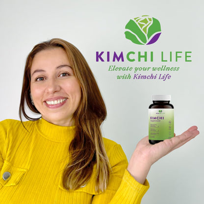 Kimchi Life – Daily Capsules of Premium Fermented Kimchi - Vegan & Natural Nutritional Supplement - Probiotics for Gut Health & Immune Support