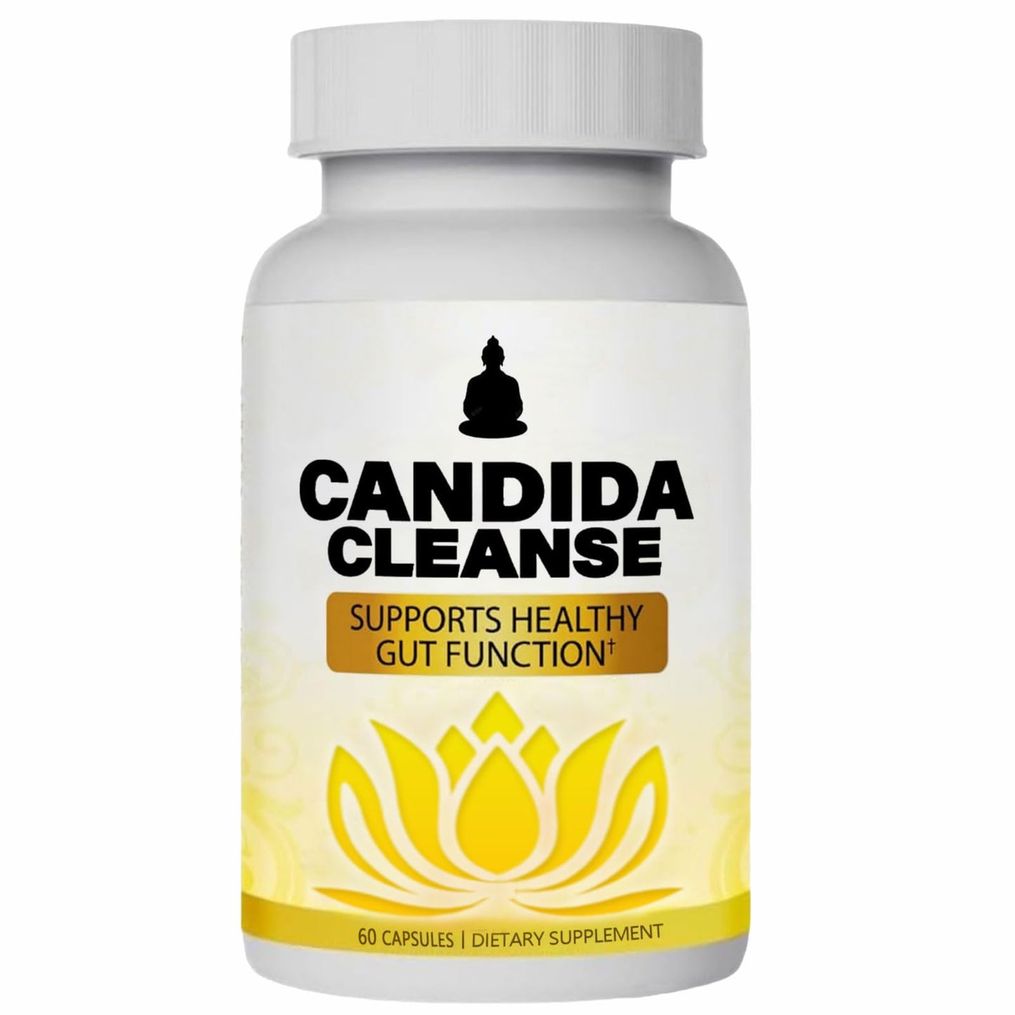 Candida Cleanse - Gut & Colon Support, Advanced Probiotic & Herbal Formula, Natural Herbal Formula, Oregano Leaf, Wormwood, Black Walnut,