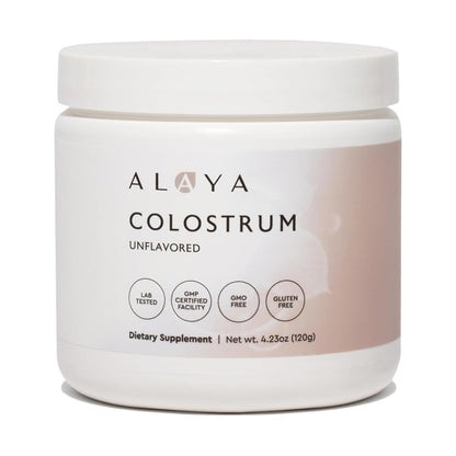 Alaya Naturals Bovine Colostrum Powder – Superfood, Bioactive Colostrum for Gut Health, Immune Support, Hormonal Balance & Muscle Recovery