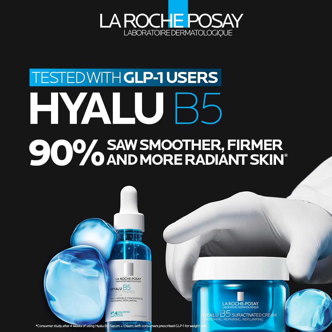 La Roche-Posay Hyalu B5 Suractivated Anti-Aging Face & Neck Cream, Firming Face Moisturizer With 3 Types of Hyaluronic Acid for All Skin Types