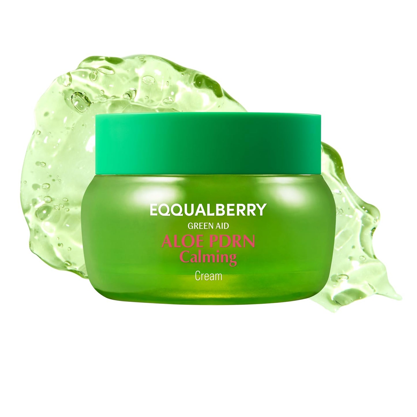 EQQUALBERRY ALOE PDRN Calming Cream | 7% Aloe PDRN & 10% Aloe Vera Water + 5-Cica | Cooling Gel Moisturizer for Oily Skin, Barrier Repair & Blemish Marks