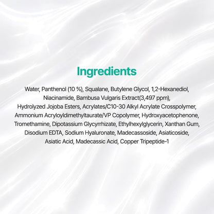 PURITO Panthenol 10% Barrier Cream | Face Moisturizer for Skin Barrier Repair | All skin types, sensitive and blemish-prone skin | Non-Comedogenic,