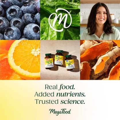 MegaFood One Daily Iron Free Multivitamin - Multivitamin for Women and Men - with Real Food - Immune Support Supplement - Bone Health - Energy Metabolism - Vegetarian; Non-GMO; No Iron - 60 Tablets MegaFood buy supplements Au