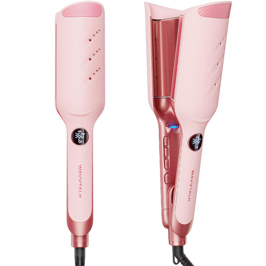 Wavytalk Power Wave Hair Crimper, Curling Iron Hair Crimper Waver, Ventilation Design for Less Damage, Ionic Reduces Frizz, Effortless-Waver