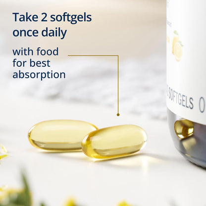 Metagenics OmegaGenics Fish Oil EPA-DHA 720 mg - High Potency Omega-3 Supplement - Supports Heart, Joint, Brain & Immune Health* - Sustainably Sourced,