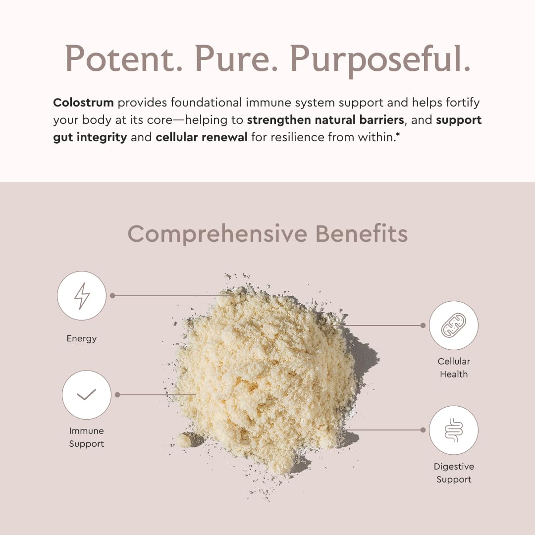 Alaya Naturals Bovine Colostrum Powder – Superfood, Bioactive Colostrum for Gut Health, Immune Support, Hormonal Balance & Muscle Recovery