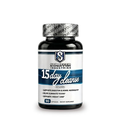 STAUFFER INDUSTRIES Colon Cleanse – 15 Day Cleanse Gut Support Supplement – Colon Cleanser with Psyllium Husk, Senna & Probiotics