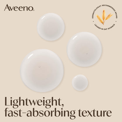 Aveeno Calm + Restore Triple Oat Hydrating Face Serum for Sensitive Skin, Gentle Lightweight Hydrating Serum for Face Instantly Smooths Skin,