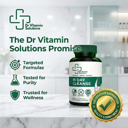 15 Day Colon Cleanse & Detox for Women and Men, Gut Cleanse with Senna, Aloe Vera, Psyllium Husk & Probiotics, Bloating, Constipation Relief, Gentle, Vegan,