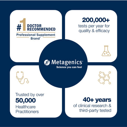 Metagenics OmegaGenics Fish Oil EPA-DHA 720 mg - High Potency Omega-3 Supplement - Supports Heart, Joint, Brain & Immune Health* - Sustainably Sourced,