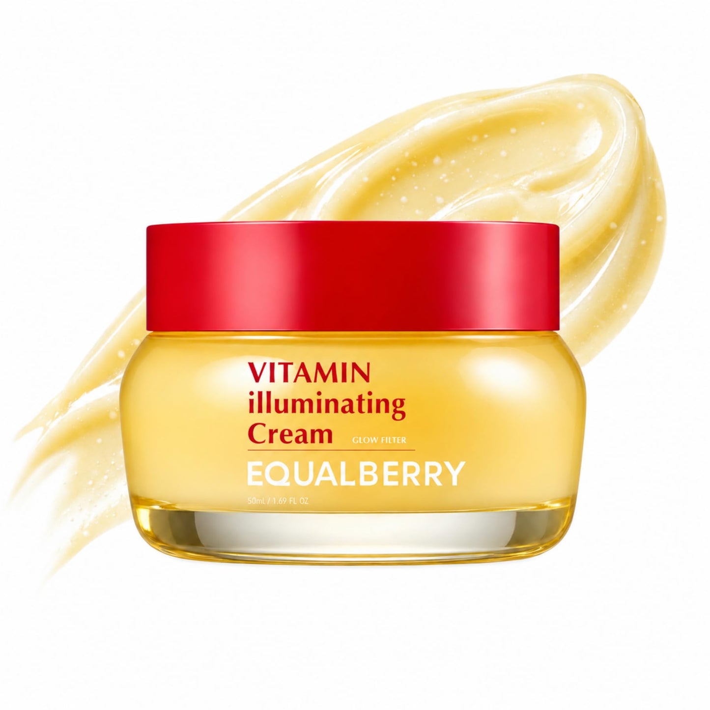 EQUALBERRY Vitamin Illuminating Cream with Niacinamide, TXA, Ceramide | Brightening for Uneven Tone & Dull Skin, Skin Barrier Support