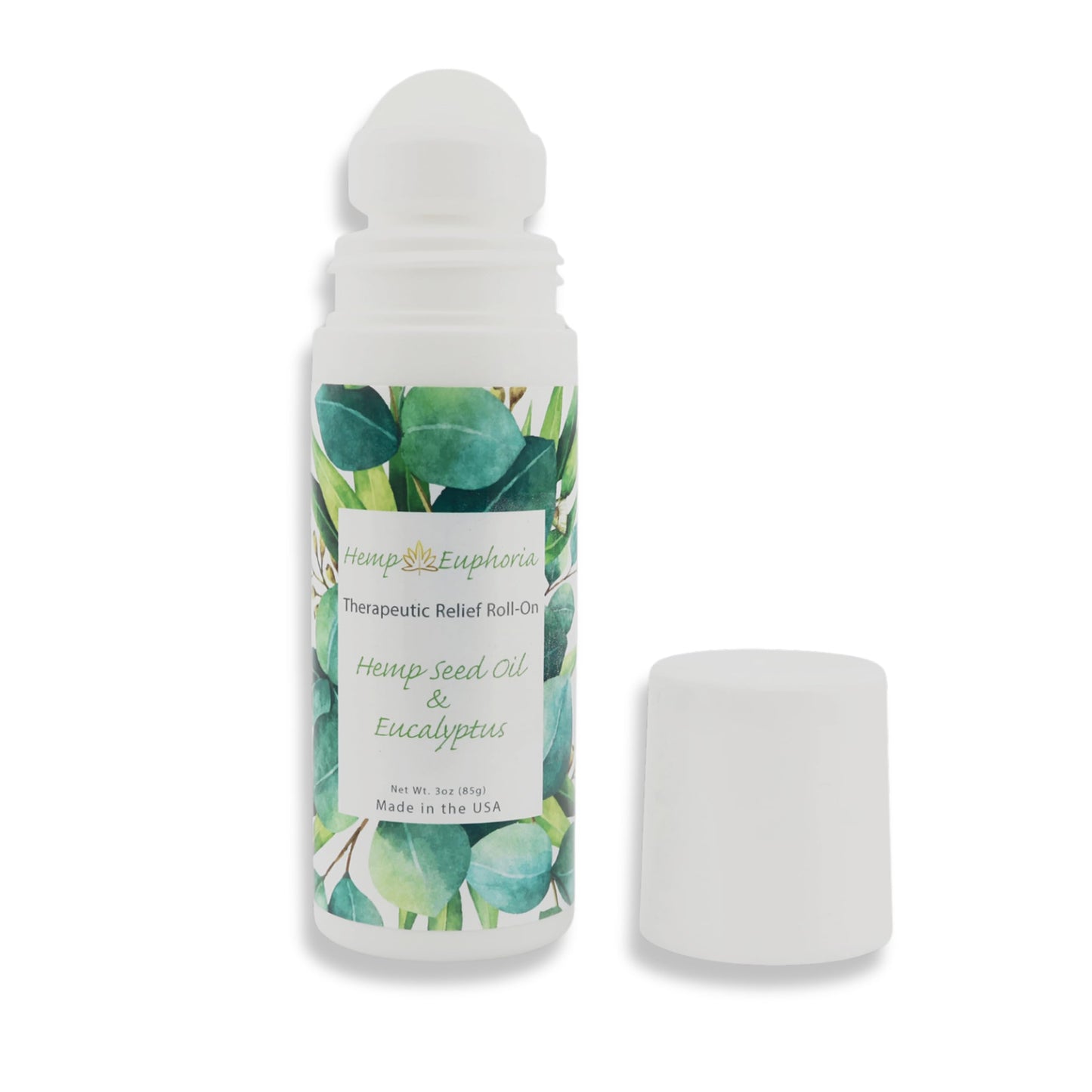 Hemp Seed Oil and Eucalyptus Joint & Muscle Discomfort Relief Roll-On Gel | USDA Certified Organic Hemp Seed Oil, Helps Relieve Sore or Tight Muscles Hemp EuphoriaBuy Supplements Australia