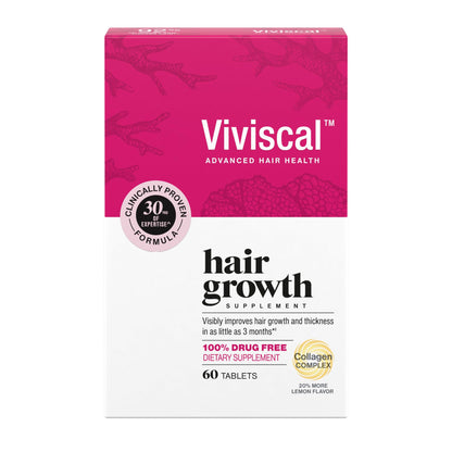 Viviscal Hair Growth Supplements For Women For Thicker, Fuller Hair, Nourishes Thinning & Loss, With Proprietary Collagen Complex,