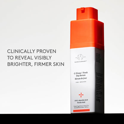 Drunk Elephant C-Firma Fresh Day Serum - 28 ml/.94 fl oz - 15% Illuminating Vitamin C - Clean Clinical Skincare - Cruelty-Free - Dermatologist-Tested